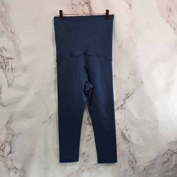 Kindred Bravely Leggings Womens Small Blue Maternity Postpartum Crop Capri - Picture 8 of 9